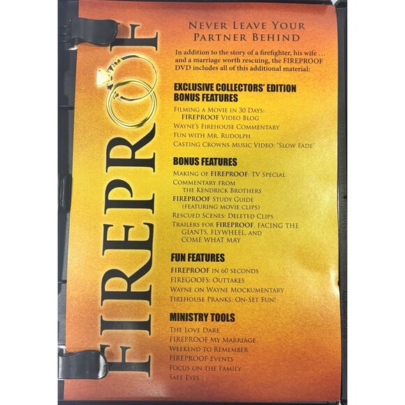 Fireproof Special Collector's Edition 2008 DVD Widescreen Tested - Picture 4 of 9